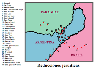 Jesuit Reductions in the zone of Misiones Reducciones.PNG