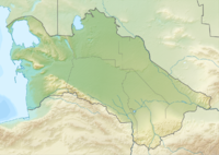Lagekarte von Turkmenistan