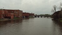 The River Raisin in Monroe, Michigan