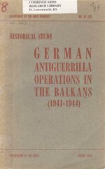 Thumbnail for File:Robert M. Kennedy - German Antiguerrilla Operations in the Balkans (1941-1944) - CMH Pub 104-18 (1954).pdf