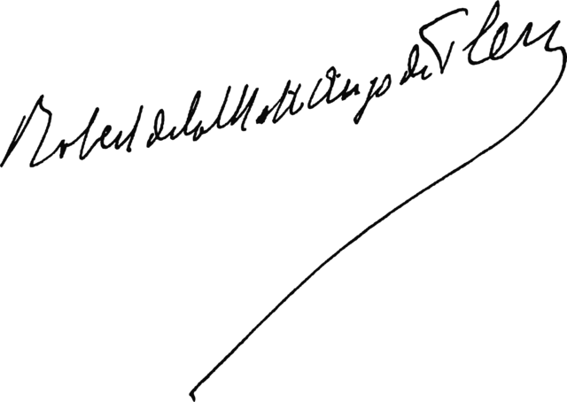 signature de Robert de Flers