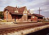 The station building and freight house at Rockville in 1978