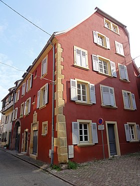 A House at 4, rue de la Poterne Rouffach-ban cikk illusztrációja