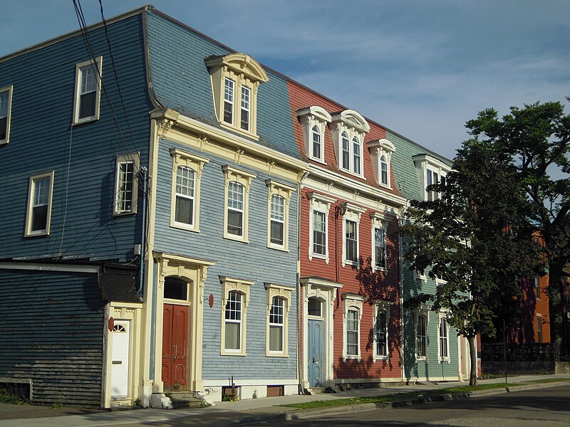 File:Row houses in Saint John.JPG
