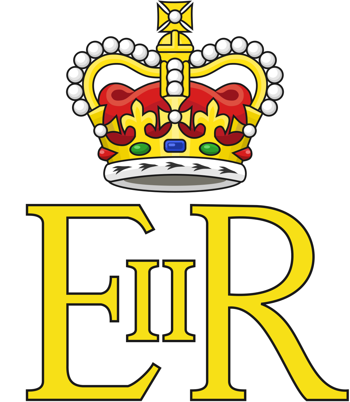 Download File:Royal Cypher of Queen Elizabeth II.svg - Wikimedia ...