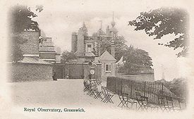 Royal Observatory, Greenwich c. 1902 as depicted on a postcard Royal Greenwich Observatory Postcard c1902.jpg