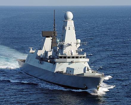 BAE Systems Maritime – Naval Ships built the Type 45 destroyer. Other subsidiaries of BAE supplied the naval gun and SAMPSON and S1850M radars for the class