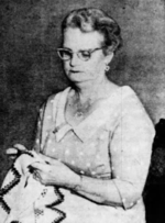 Thumbnail for File:Ruth Lattin Poole (1906-2004) in 1958.png