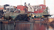 Thumbnail for File:SBD-2 recovered Lake Michigan 1994.jpg