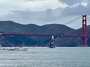 The US F50 sailing with the Golden Gate Bridge in the background SailGP Season 2 Grand Final - San Francisco - March 2022 (1438).jpg