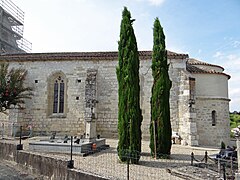 Église Saint-Colomban à Saint-Colomb-de-Lauzun (Lot-et-Garonne)