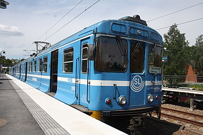 Vägbeskrivningar till Saltsjöbaden station med kollektivtrafik