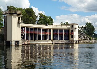 Saltsjöbadens friluftsbad (herrbadet).