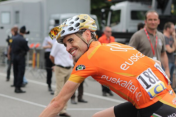 Sánchez at the 2010 Critérium du Dauphiné