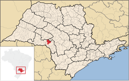 Kaart van São Pedro do Turvo