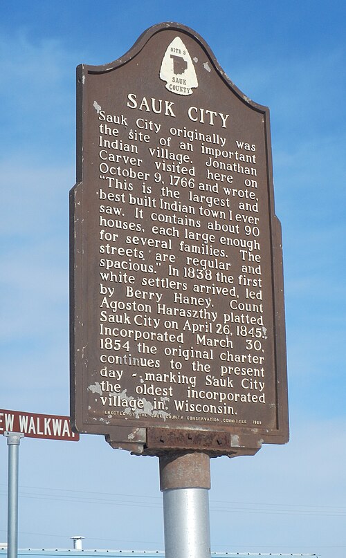 Historical marker.