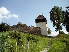 Biserica fortificată din satul Țapu