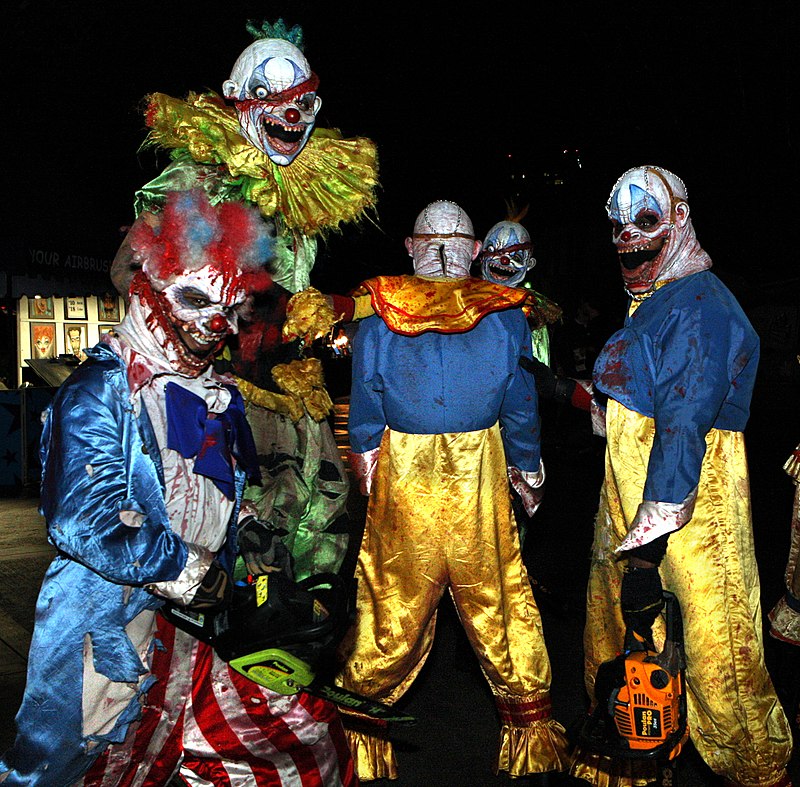 scary demon clowns