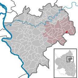Läget för Schiesheim i Rhein-Lahn-Kreis
