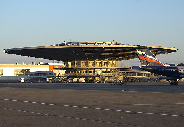 "Flying saucer" of the former Sheremetyevo-1 (initial Terminal B)