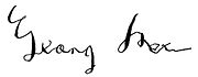 Chữ ký của Georg V của Hannover