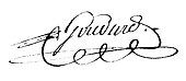 signature de Pierre-Louis Goudard