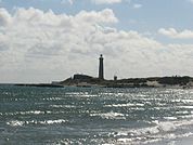 Skagens vuurtoren aan het Kattegat