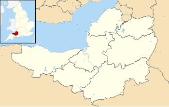 Somerset UK district map 2010 (blank).svg