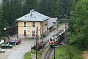 Der Bahnhof Winterbach auf 719 Metern Seehöhe