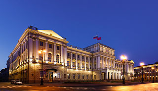 <span class="mw-page-title-main">Mariinsky Palace</span> Historic building in St. Petersburg, Russia