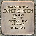 Stolperstein für Jeannet Kohnstein (Maribor).jpg