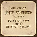 Stolperstein für Jette Schorsch