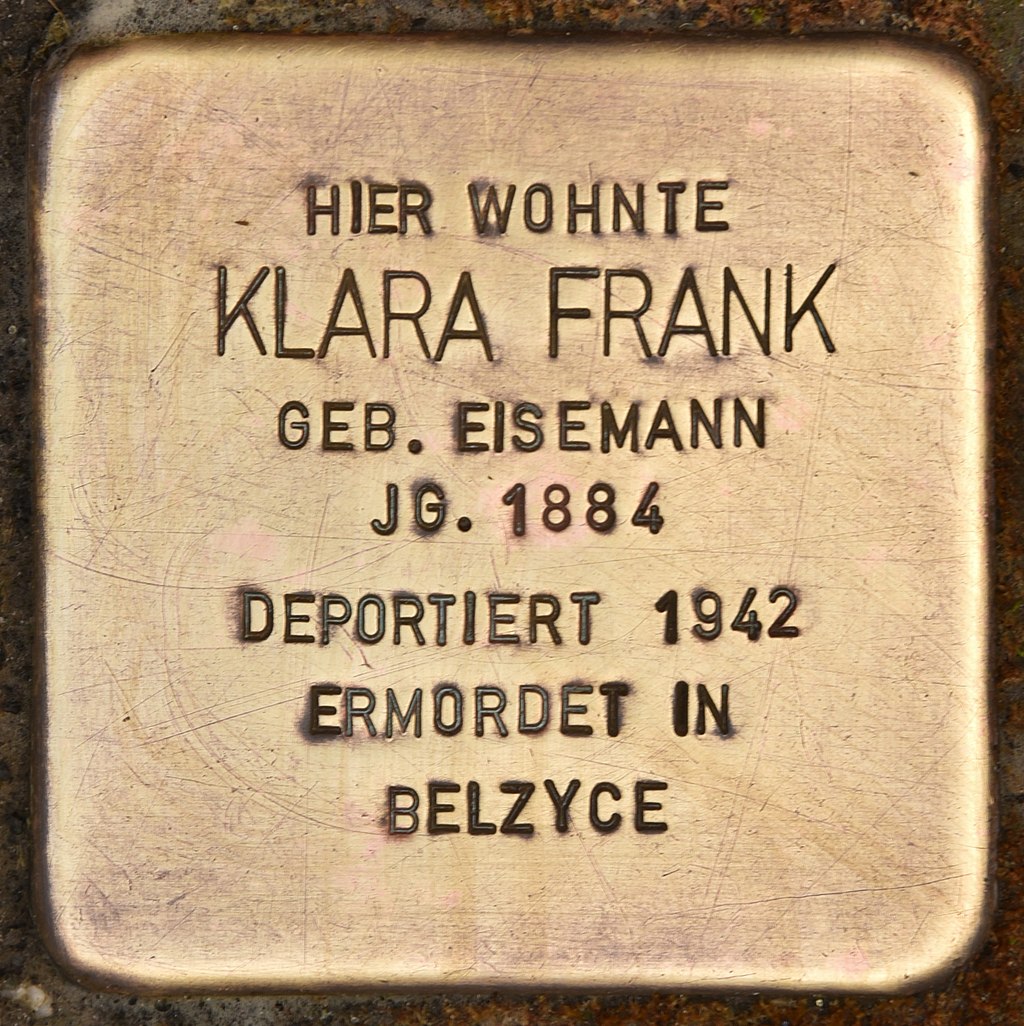 Stolperstein für Klara Frank (Bad Salzungen).jpg