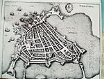 Stralsund, Germania, mappa della città Matthäus Merian (1650) .JPG