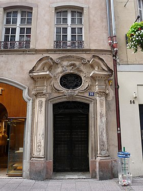 Illustrasjonsbilde av artikkelen Maison på 16, rue Gutenberg i Strasbourg