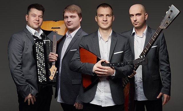 Style Quartet from Saint Petersburg: • Alexander Smertin, artistic director, bayan, • Alexander Barbolin, Prima Balalaika, • Alexey Busin, Viola Balal