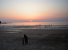 Sunset at the sexton of the Taean Peninsula