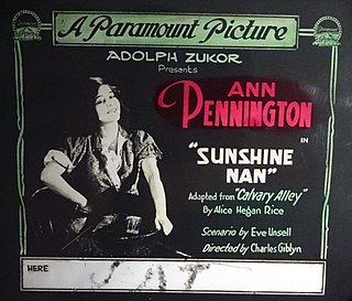 <i>Sunshine Nan</i> 1918 American film