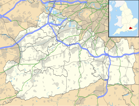 Surrey UK location map