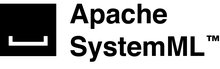 Logo for the Apache SystemML project.