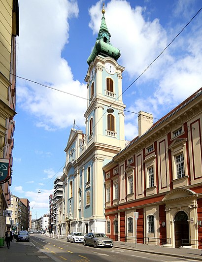 Menetrendek Szent Ferenc Sebei templom tömegközlekedéssel