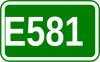 Europese route 581