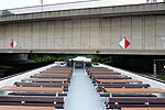 Schacht der U-Bahn-Linie 6 unter der östlichen Fahrbahn