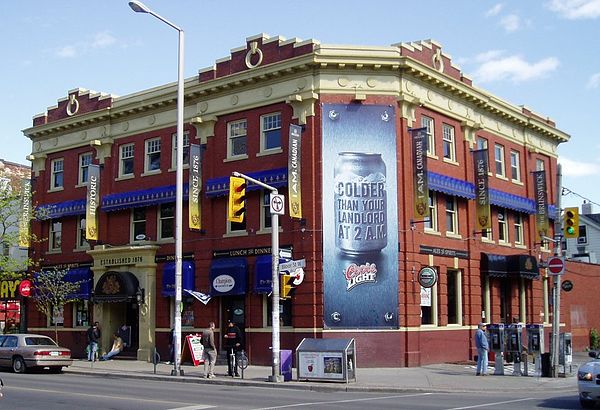 The Brunswick House was located within the Annex on Bloor Street.