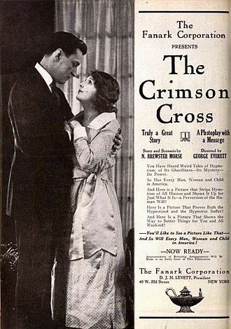 Langford with Marian Swayne in 1921 advertisement for The Crimson Cross The Crimson Cross (1921) - 3.jpg