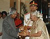 The President, Dr. A.P.J. Abdul Kalam presenting Padma Bhushan to Dr. (Smt.) V. Mohini Giri (Social Activist), at an Investiture Ceremony at Rashtrapati Bhavan in New Delhi on March 23, 2007.jpg