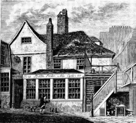 Toten Hall house sur Tottenham Court Road (1813).