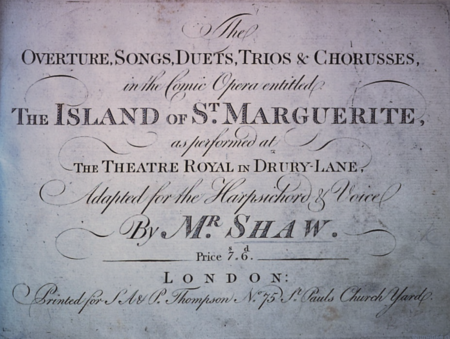 Thomas Shaw - The Island of Saint Marguerite - Cover page.png