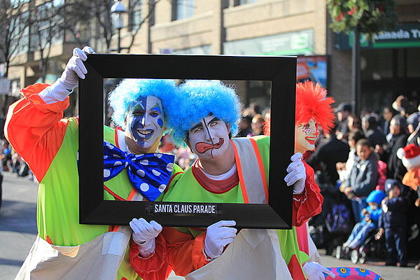 Celebrity Clowns at the 2012 parade.