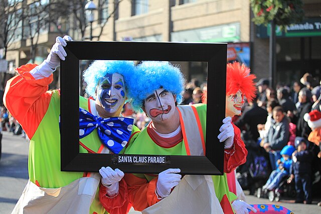 Celebrity Clowns at the 2012 parade.